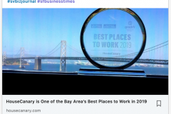 Sharing about a company award on LinkedIn