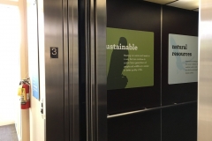 Elevator signage